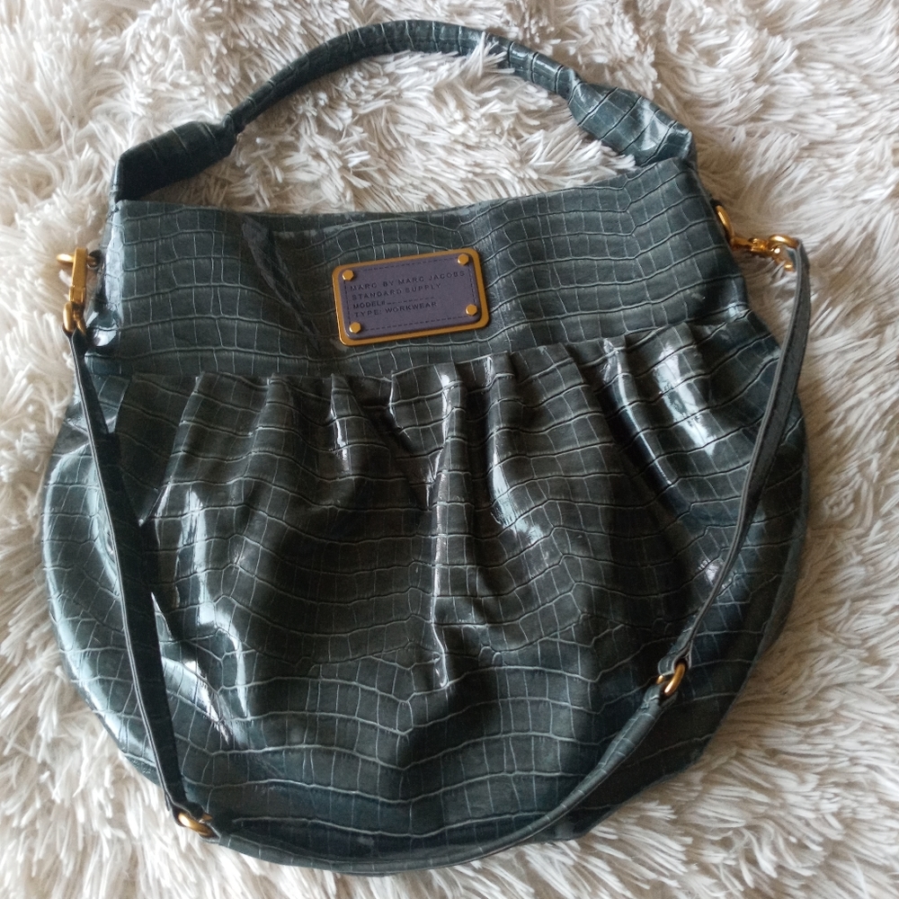 Marc by Marc Jacobs Vintage Blue PATENT LEATHER BAG